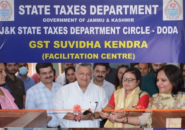 GST Suvidha Kendra established at State Taxes Office Doda* 