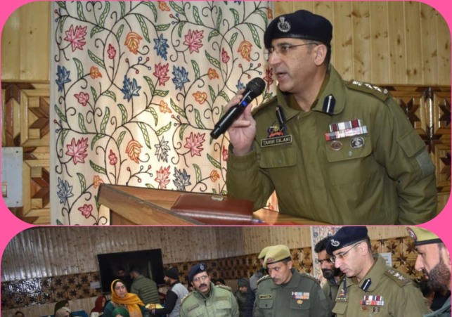 KUPWARA POLICE HOLDS MEETING WITH FAMILIES OF MARTYRS