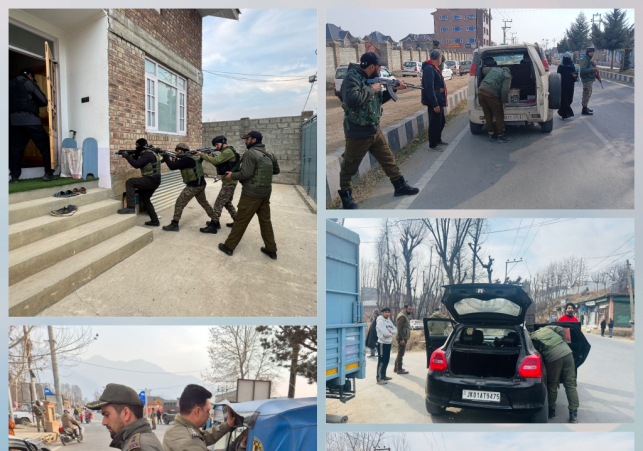 Srinagar Police Intensifies Security Measures Ahead of Republic Day 