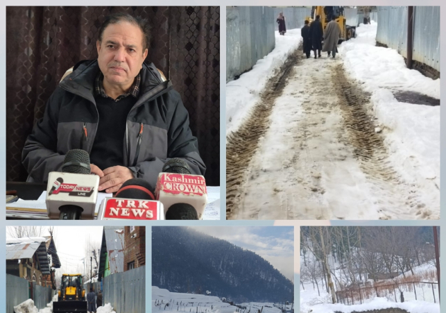 All Major and Internal Roads Cleared After Snowfall in Lolab: Exn R&B Hilal Abbasi