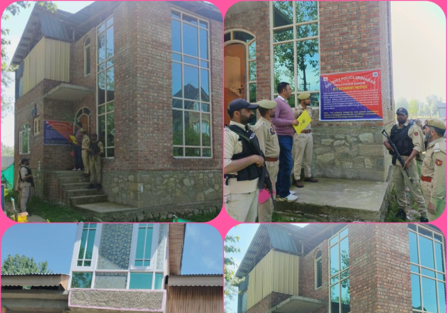 Crackdown Intensifies: Srinagar Police Targets Drug Kingpins’ ₹3.5 Crore Assets