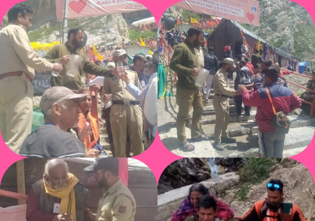 Anantnag Police Shows Compassion and Dedication During Ongoing Yatra