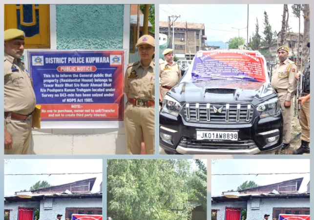 Srinagar Police Attaches Properties