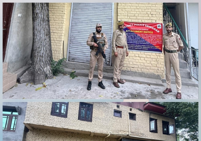 Srinagar Police Attaches Property Of Notorious Drug Peddler In Budgam Worth Approximately ₹4 Crores