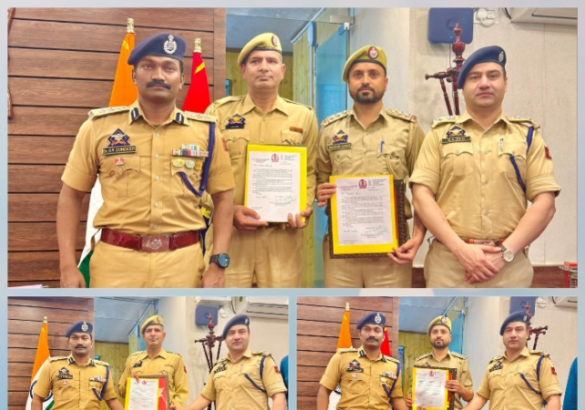 SSP Anantnag Felicitates Officers for Securing First Historic Conviction Under New Criminal Laws