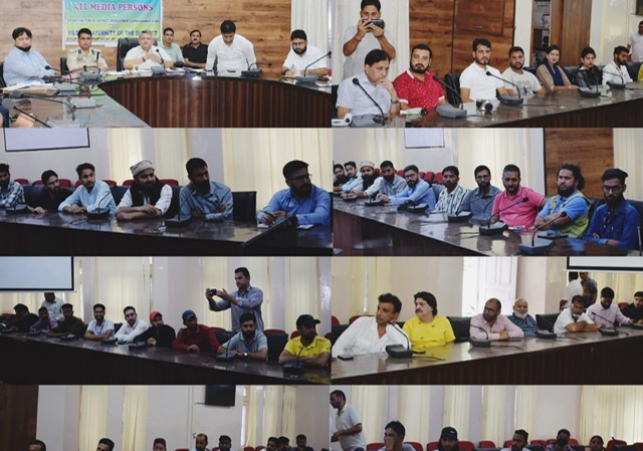 DDC Doda Interacts with media persons