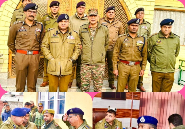 IGP Kashmir Chairs Security  Review Meeting in Anantnag