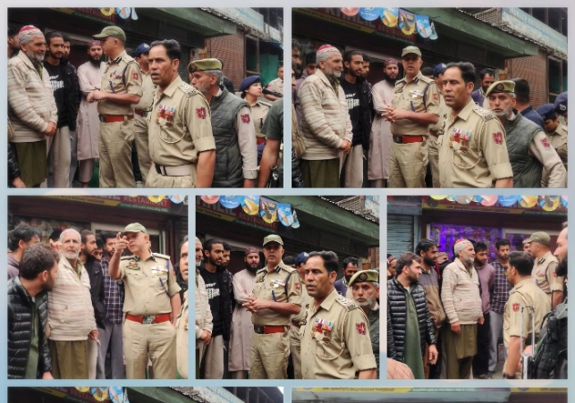Ssp Kupwara Gh Jeelani Wani visited LOC Area