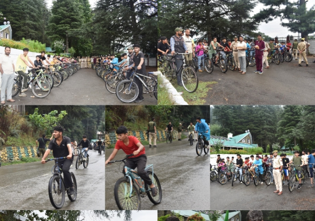 Kupwara Police Organizes ‘Fit India’ Initative Cycle Marathon to Promote Fitness & Community Bonding