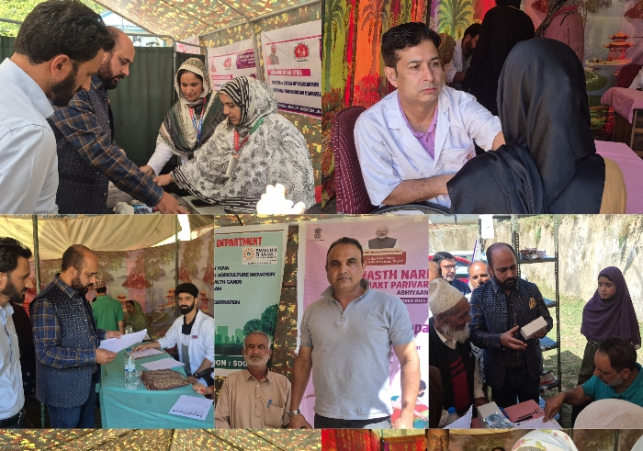 Medical Camps Organized at NTPHC Cherakoot also collaborating AAM Potishi Lolab Under Swasth Nari Sashakt Parivar Abhiyaan