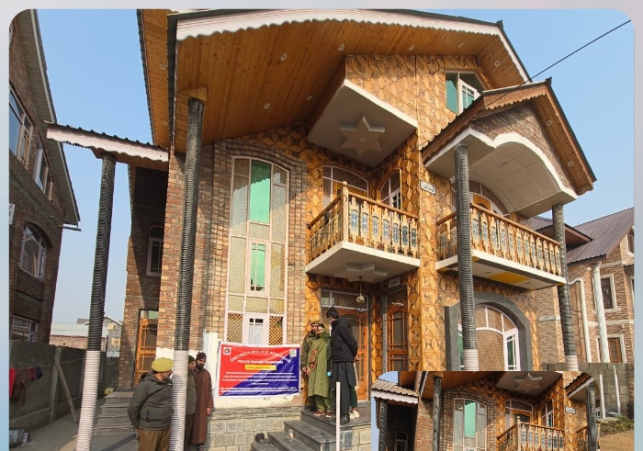 Srinagar Police Attaches Property of Notorious Drug Peddler Worth Rs 2 Crores