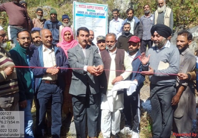 Inauguration of water supply scheme Dhandal 