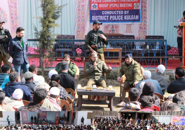 Kulgam Police held a Police Community Partnership Group (PCPG) Meeting at Redwani