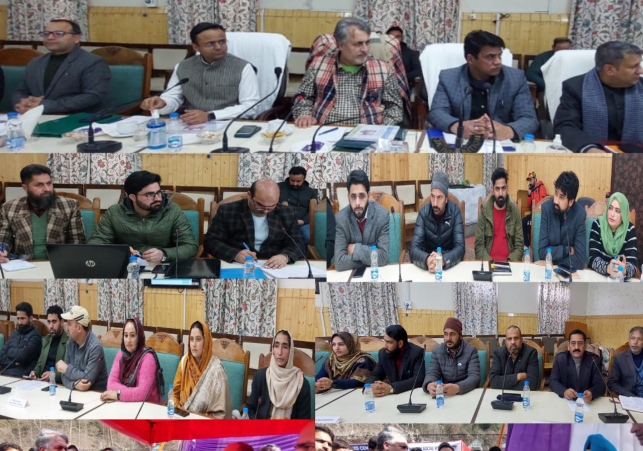 Dr. Asgar Samoon reviews developmental profile of Kupwara district