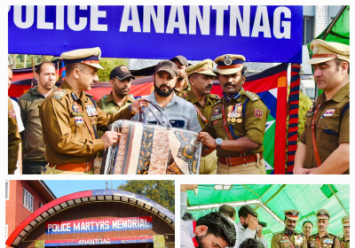 Honoring the Fallen: Police Commemoration Day Observed at District Police Lines Anantnag