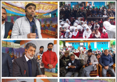 A farewell program was held at High-school Krusan LoLab retirement of Headmaster Kifayatullah Shah