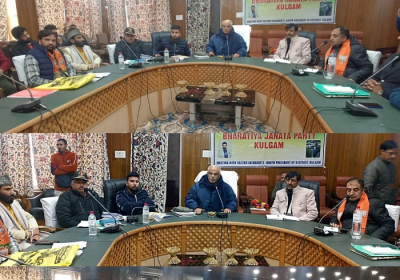 Bharatiya Janata Party (BJP) Jammu and Kashmir Convenes Sector Incharge Meeting in Kulgam