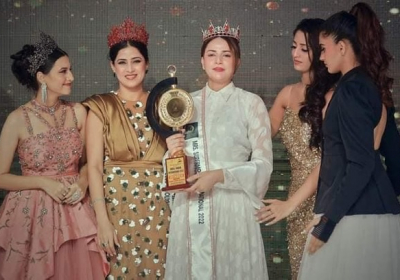 Aisha Sadiq Choudhary from Jammu & Kashmir wins Mrs. Supermodel International 2022