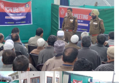 Kulgam Police held a Police Community Partnership Group PCPG meeting at Police Station Behibagh